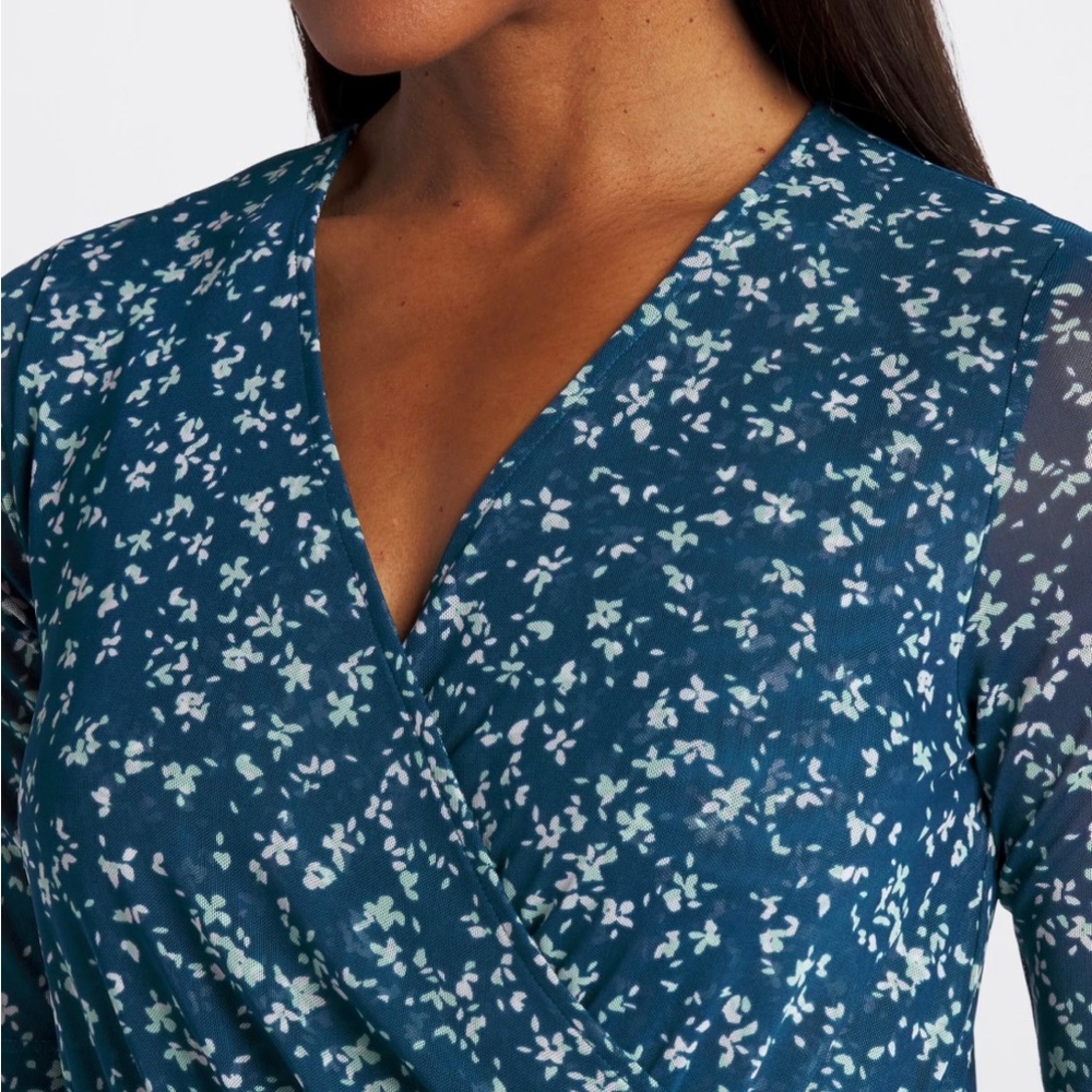Midi wrap dress